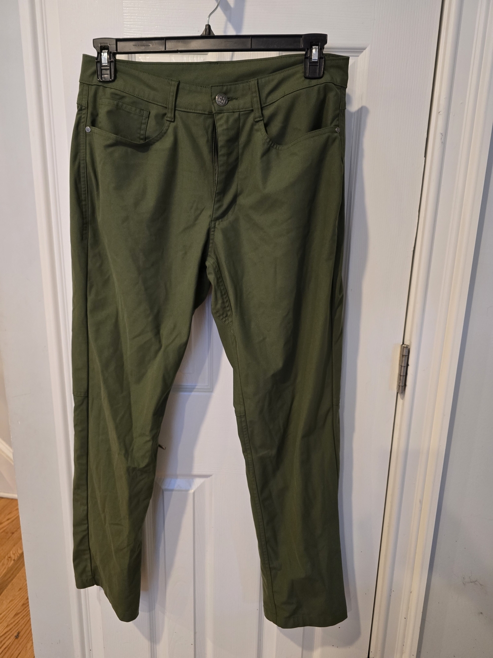Swiss Tech Mens Olive Branch Performance Hiking Travel Pants 32x32 Green